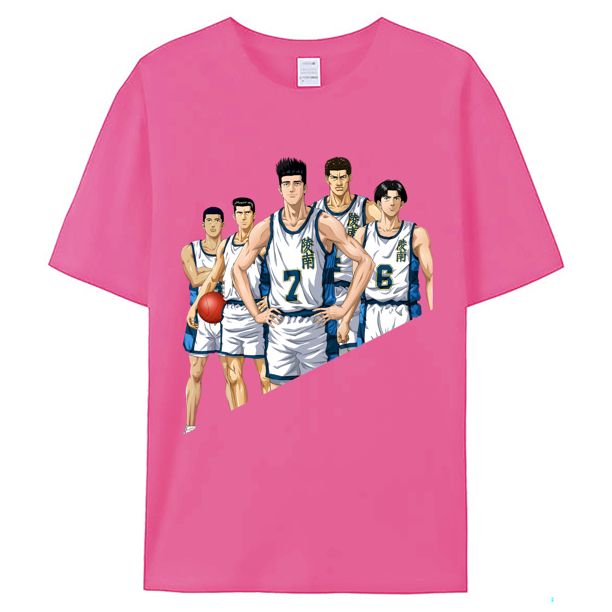 （画像用） SLAM DUNK／スラムダンク レディースカジュアルプリントTシャツ（綿100％）